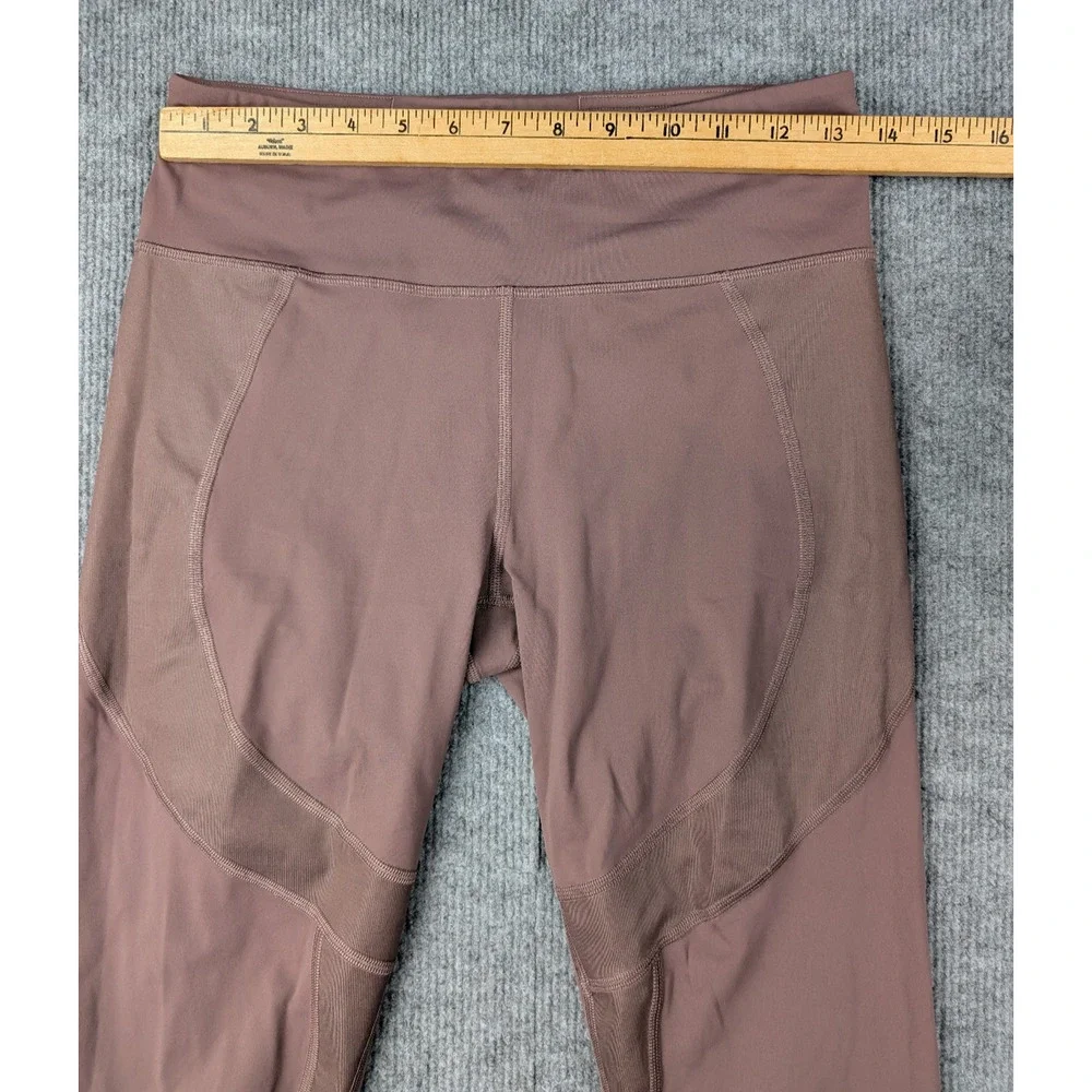 Lululemon City Core Leggings Women 8 Athleisure Workout Brown Athletic Gym Train